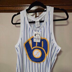 NWT - PINK Victoria's Secret-  Milwaukee brewers